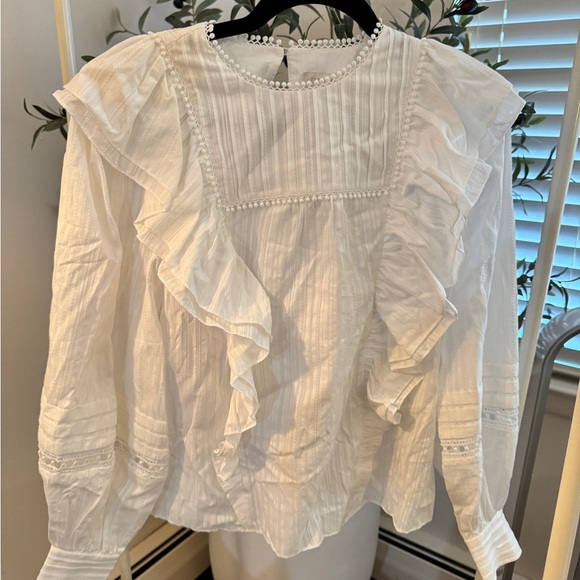 NWT Ted Baker SILAIS Double Frill Blouse - Picture 6 of 16